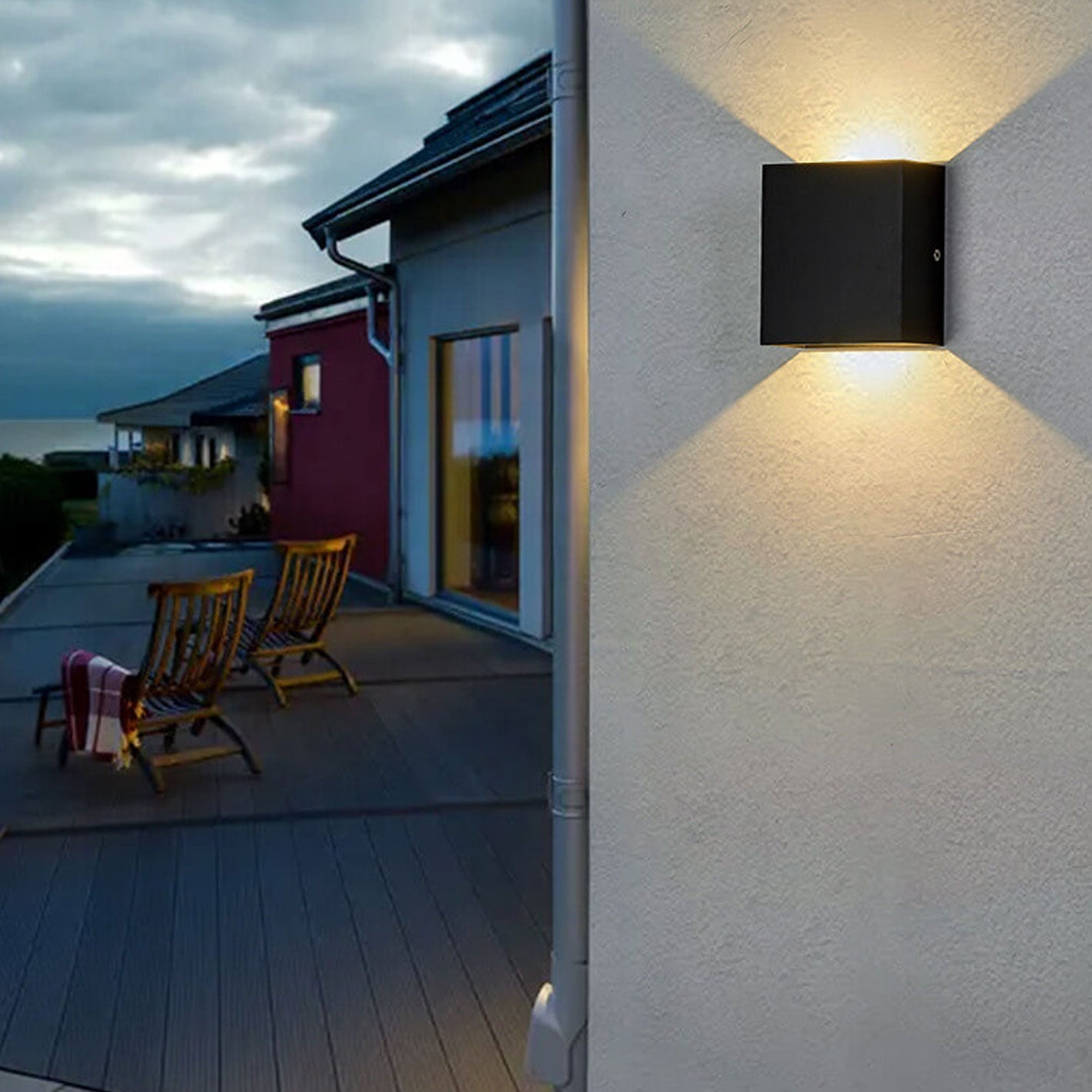 Velorien – Modern minimalista négyzet alakú LED fali lámpa, 1 izzóval