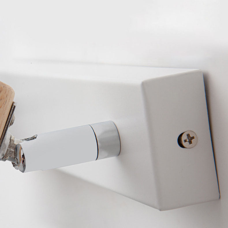 Vlorin – Applique murale cône en bois moderne et minimaliste à 2 lampes