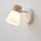 Vlorin – Applique murale cône en bois moderne et minimaliste à 2 lampes