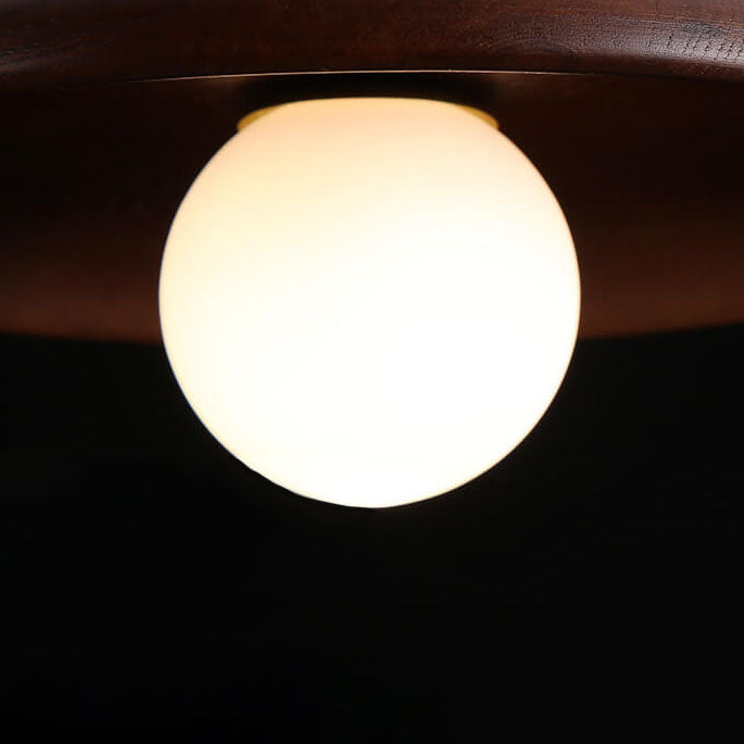 Velorien – Applique murale ronde en bois minimaliste moderne avec LED