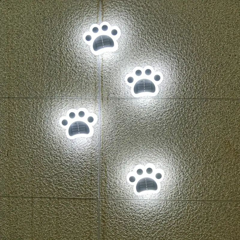 Pawlux – Modern Napelemes LED Padló Lámpa Mancs Alakban