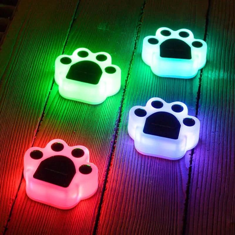 Pawlux – Modern Napelemes LED Padló Lámpa Mancs Alakban