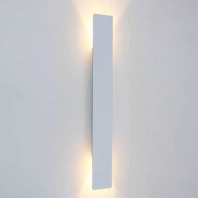 Rodien – Applique murale extérieure LED moderne mince rectangulaire à 2 lampes