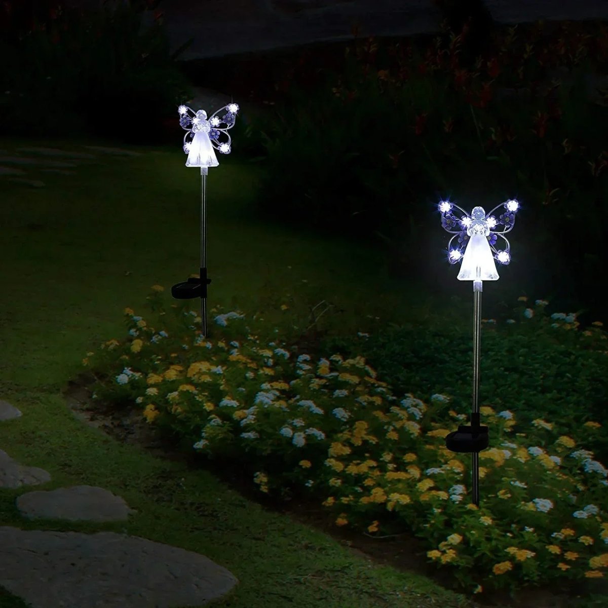 Olmira – Luz de Jardín LED Solar Moderna en Forma de Ángel