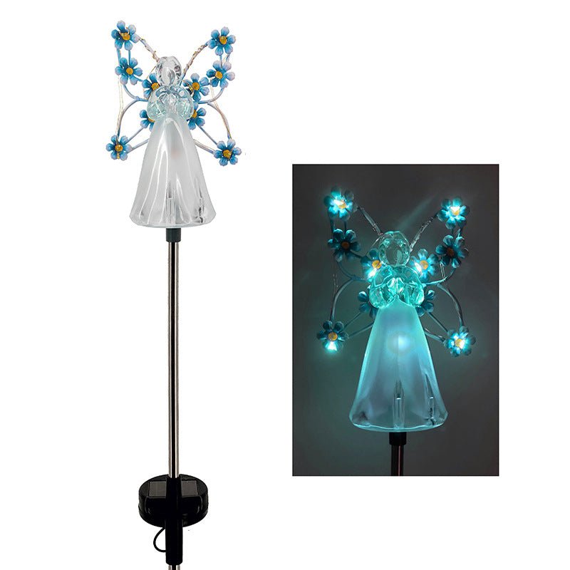 Olmira – Luz de Jardín LED Solar Moderna en Forma de Ángel