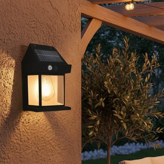 Colvix – Applique murale solaire LED carrée moderne 1 lumière