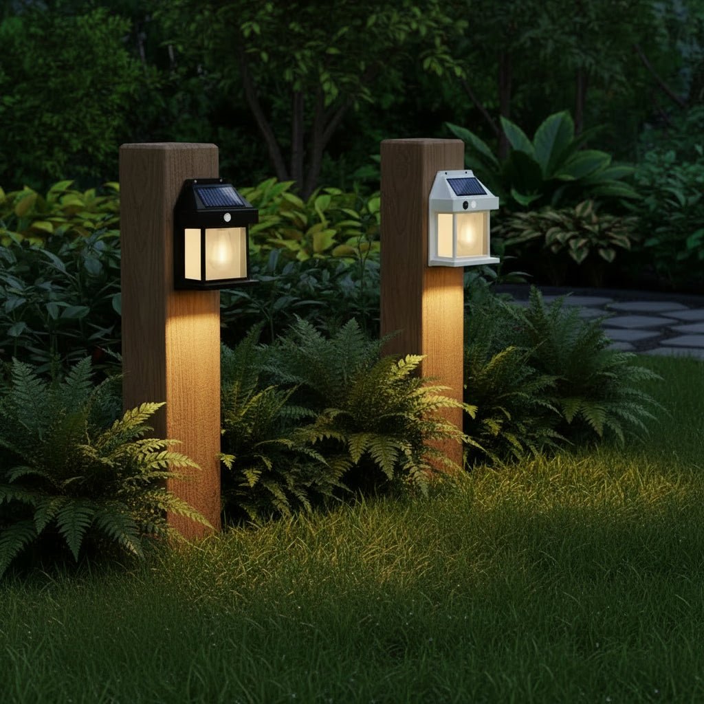 Colvix – Applique murale solaire LED carrée moderne 1 lumière