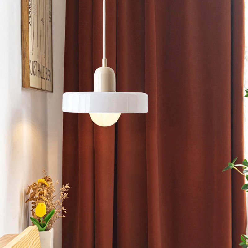 Solvanna – Suspension en Verre Coloré Bauhaus