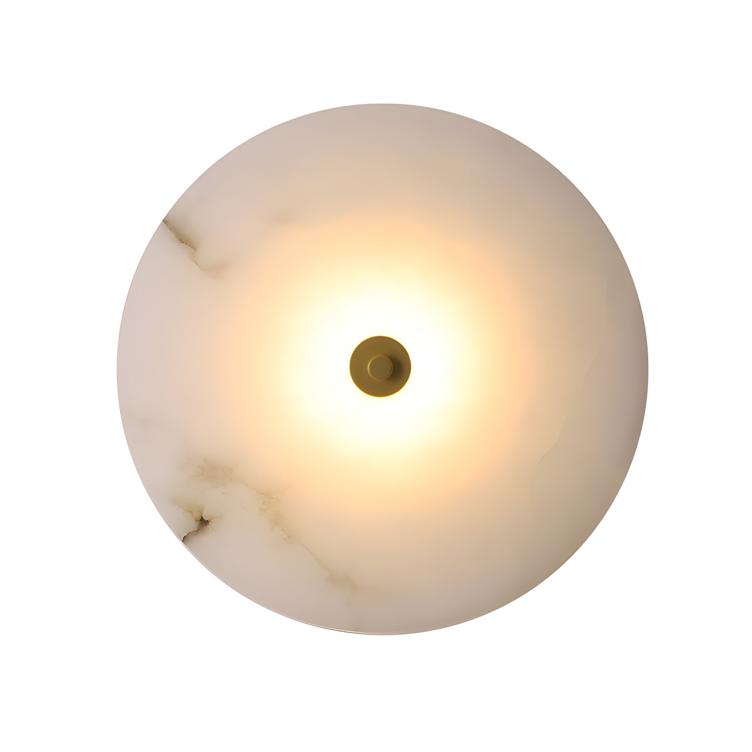 Luxbara – Modern Luxury Round Marble Alabaster Wall Light