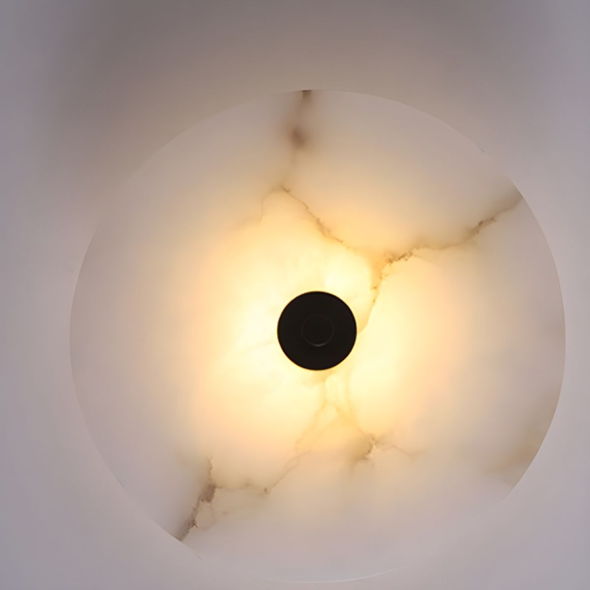 Luxbara – Modern Luxury Round Marble Alabaster Wall Light