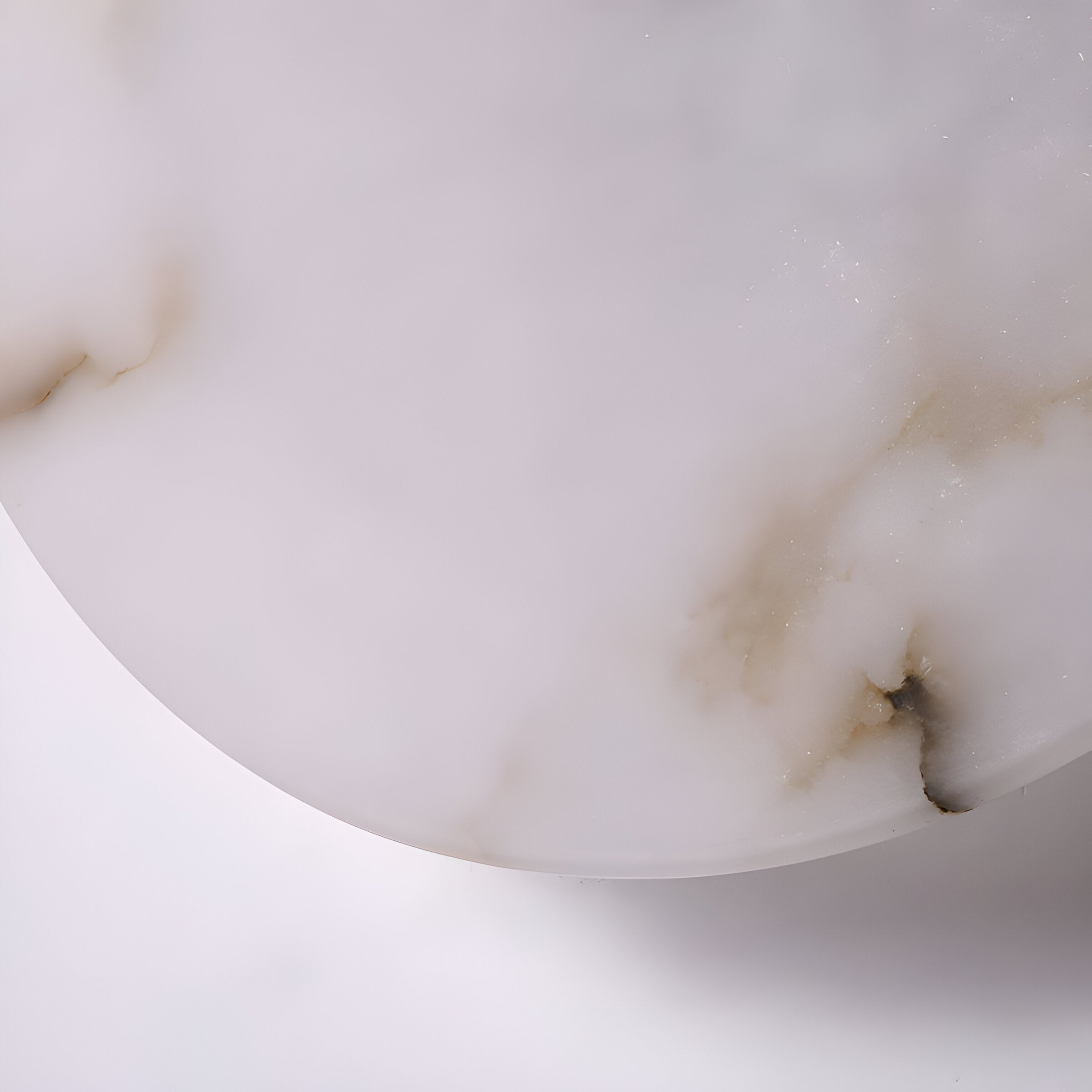 Luxbara – Modern Luxury Round Marble Alabaster Wall Light