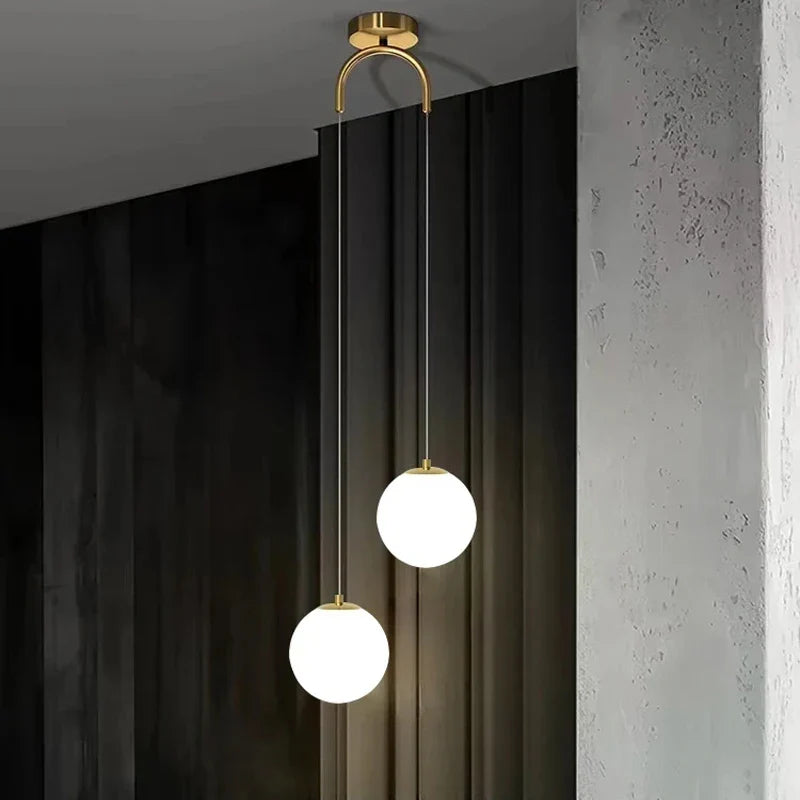 Aurellis - Suspension LED en verre