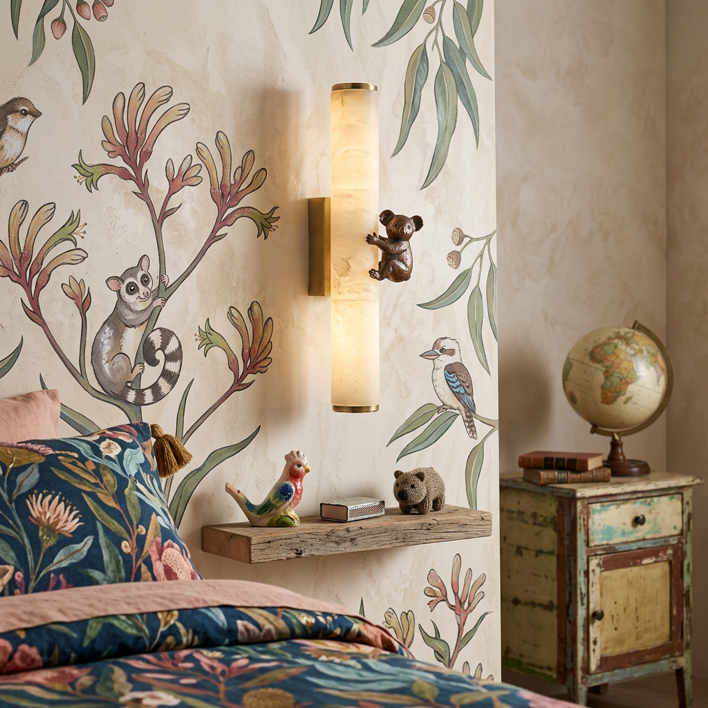 Cavira – Moderní nástěnná lampa ve stylu mramoru