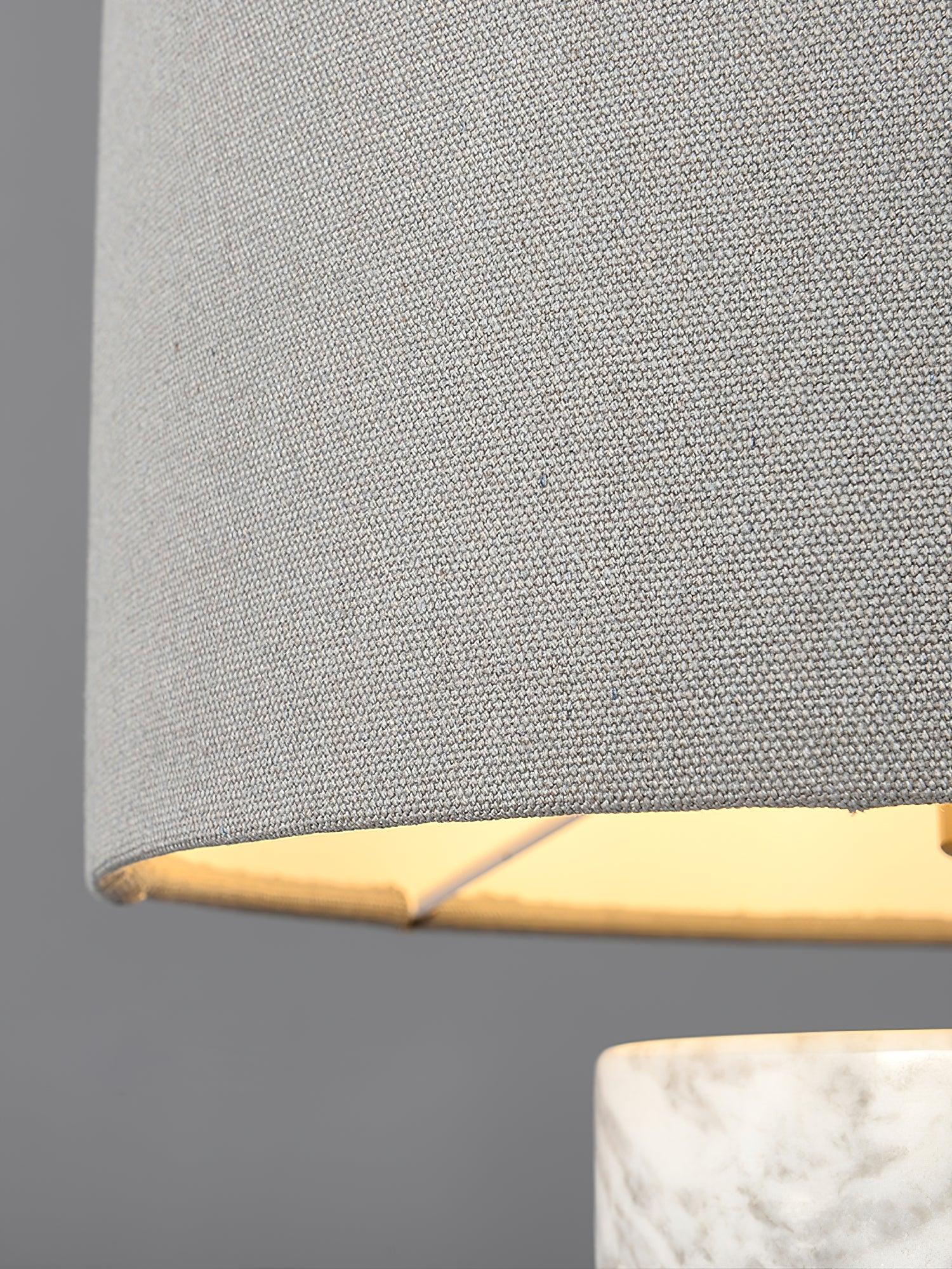 Gremora - zelená mramorová stolní lampa s přepínačem na kabelu
