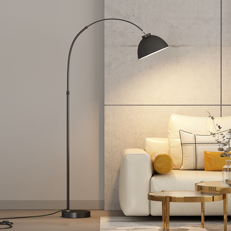 Morvane - Moderní oblouková stojací lampa 73 palců, 3 barevné varianty