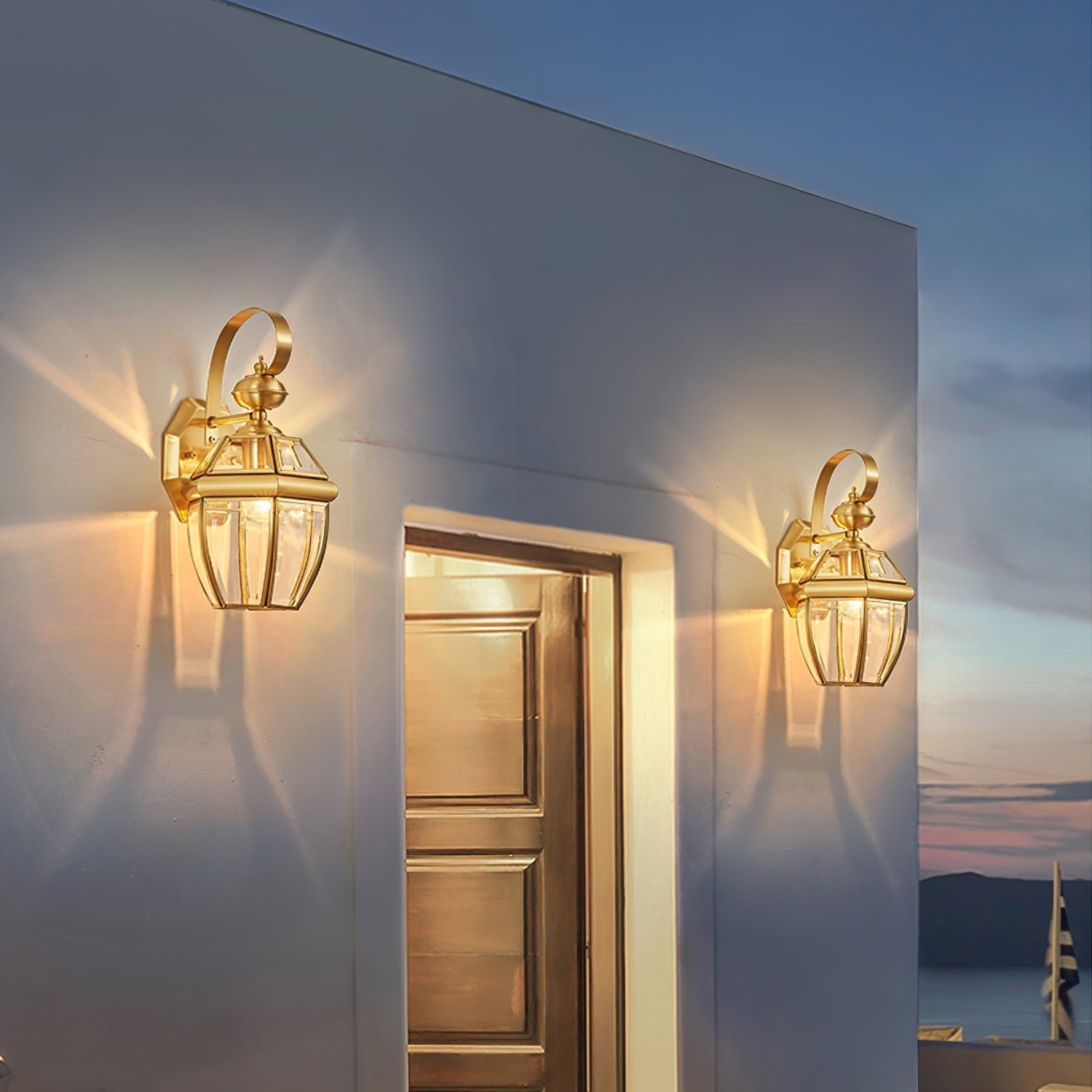 Ardelyn - Lanterna da Parete Retro Impermeabile IP65 per Esterni