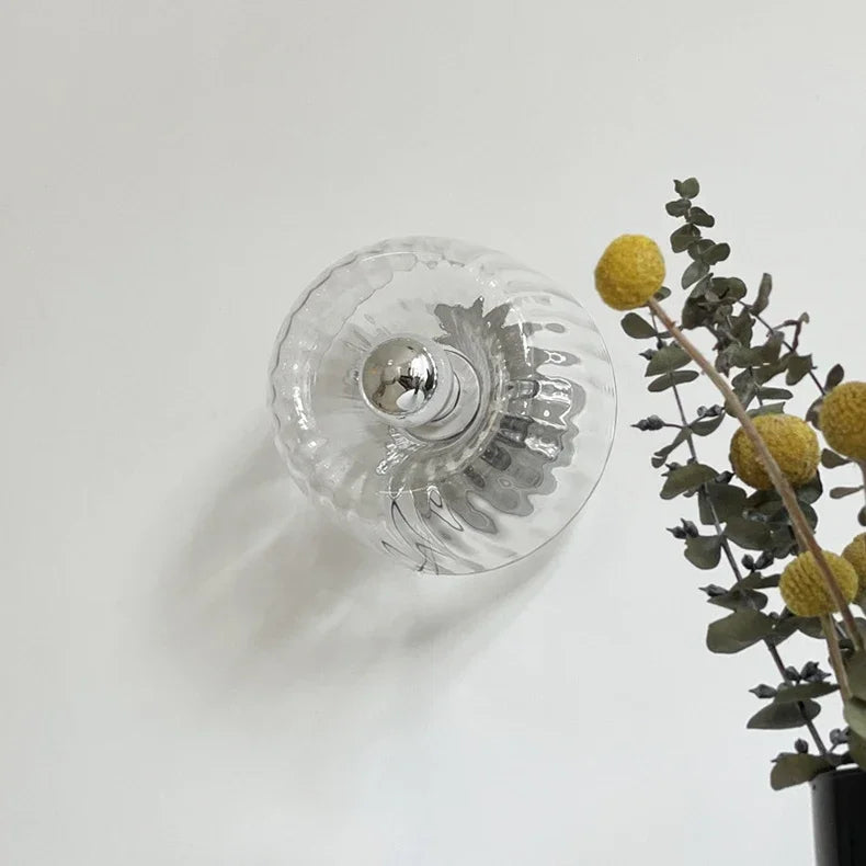 Beliora – Lampă de perete rotundă LED din sticlă în stil Bauhaus nordic