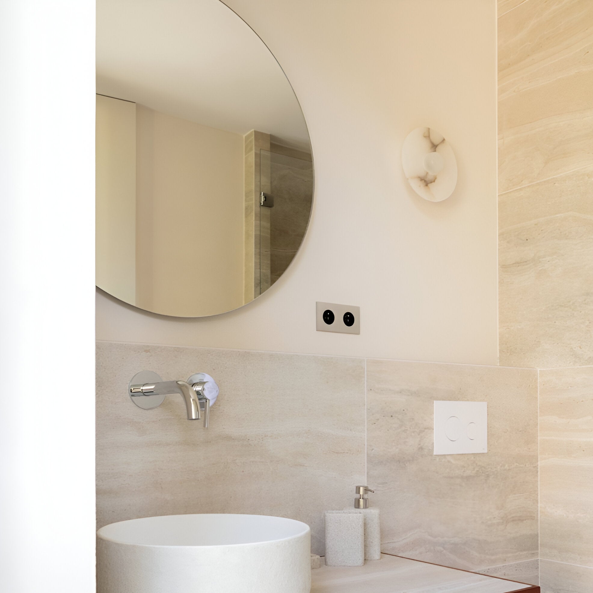 Albaryn – Nordisk Alabast Væglampe