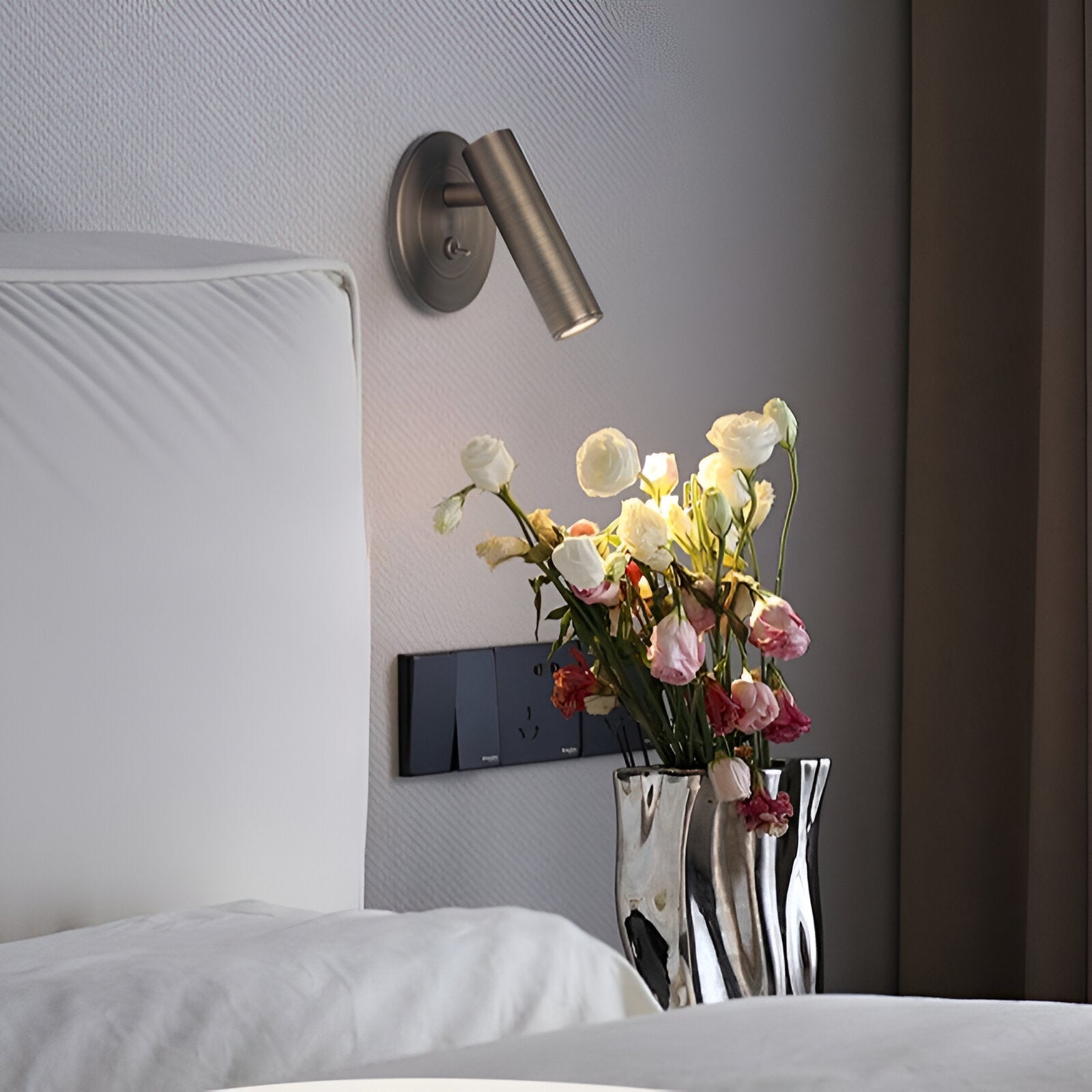 Scovalin – Abat-jour en aluminium nordique Applique murale LED