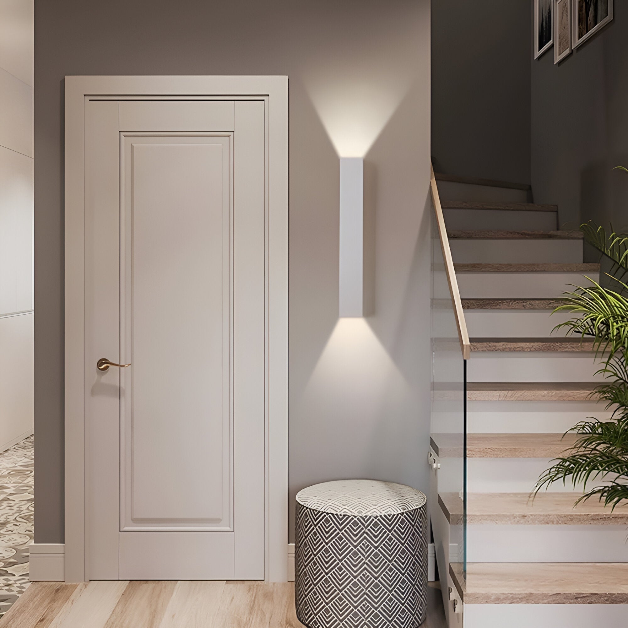 Rectanova – Nordisk Aluminium Rektangulær Linje Væglampe