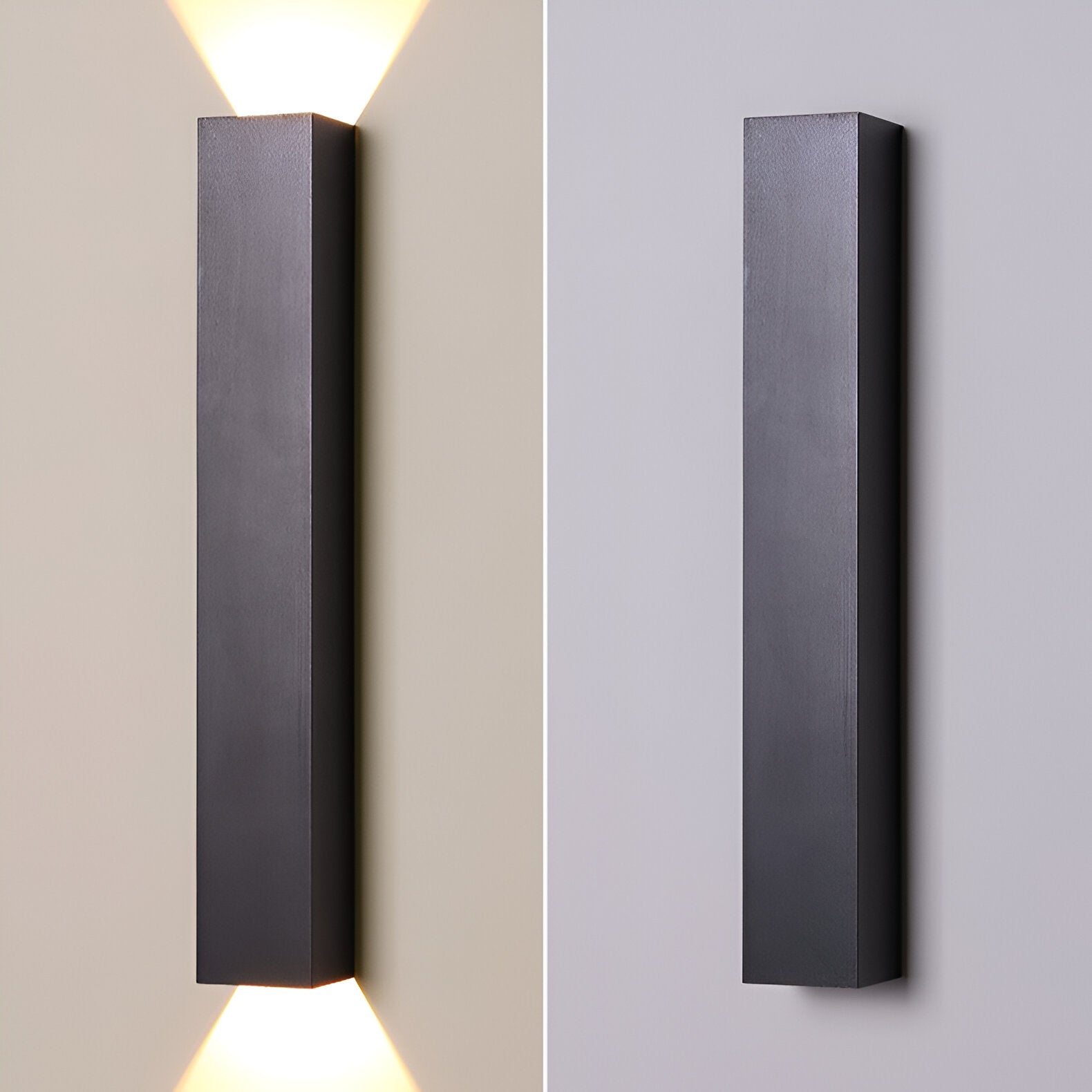 Rectanova – Nordisk Aluminium Rektangulær Linje Væglampe