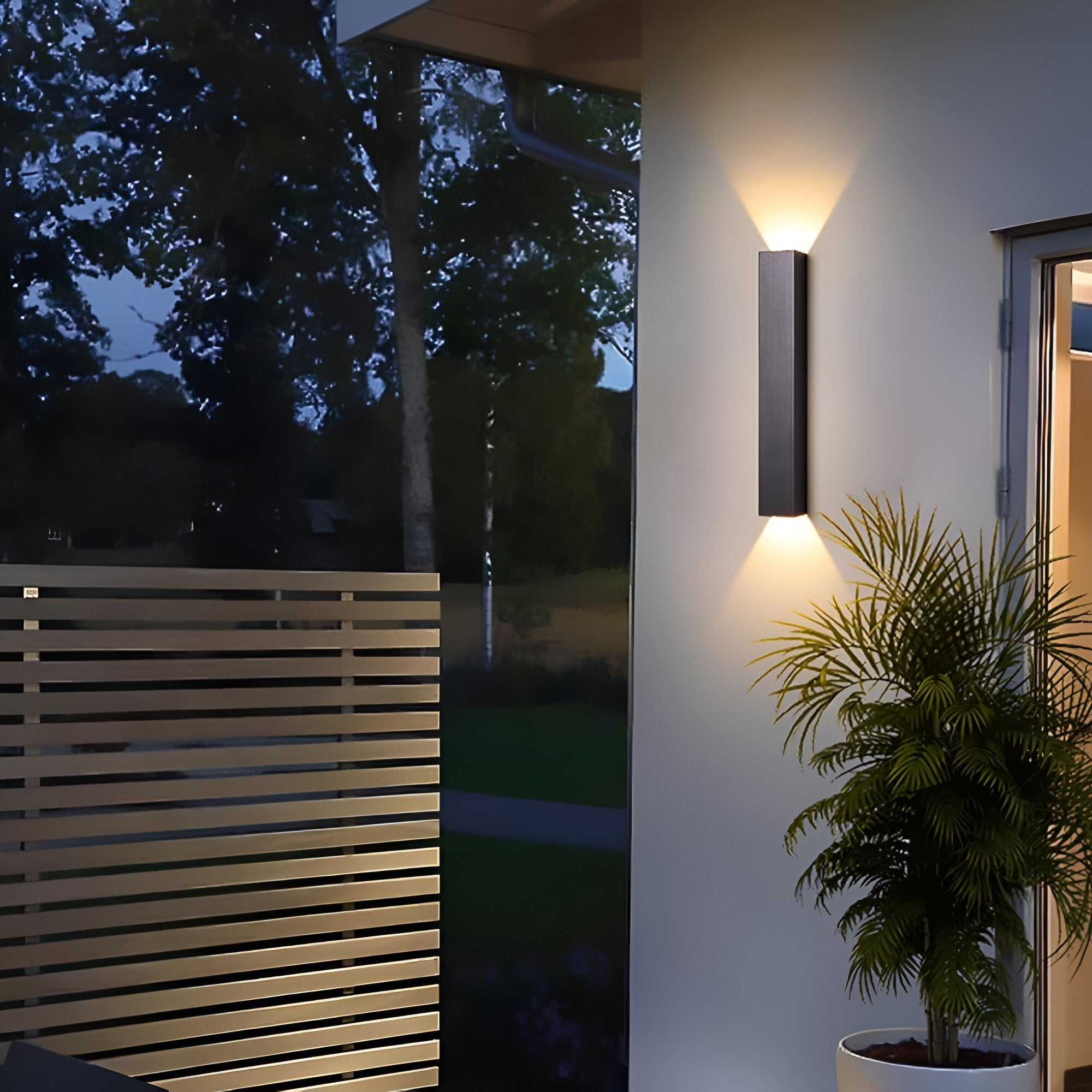 Rectanova – Nordisk Aluminium Rektangulær Linje Væglampe