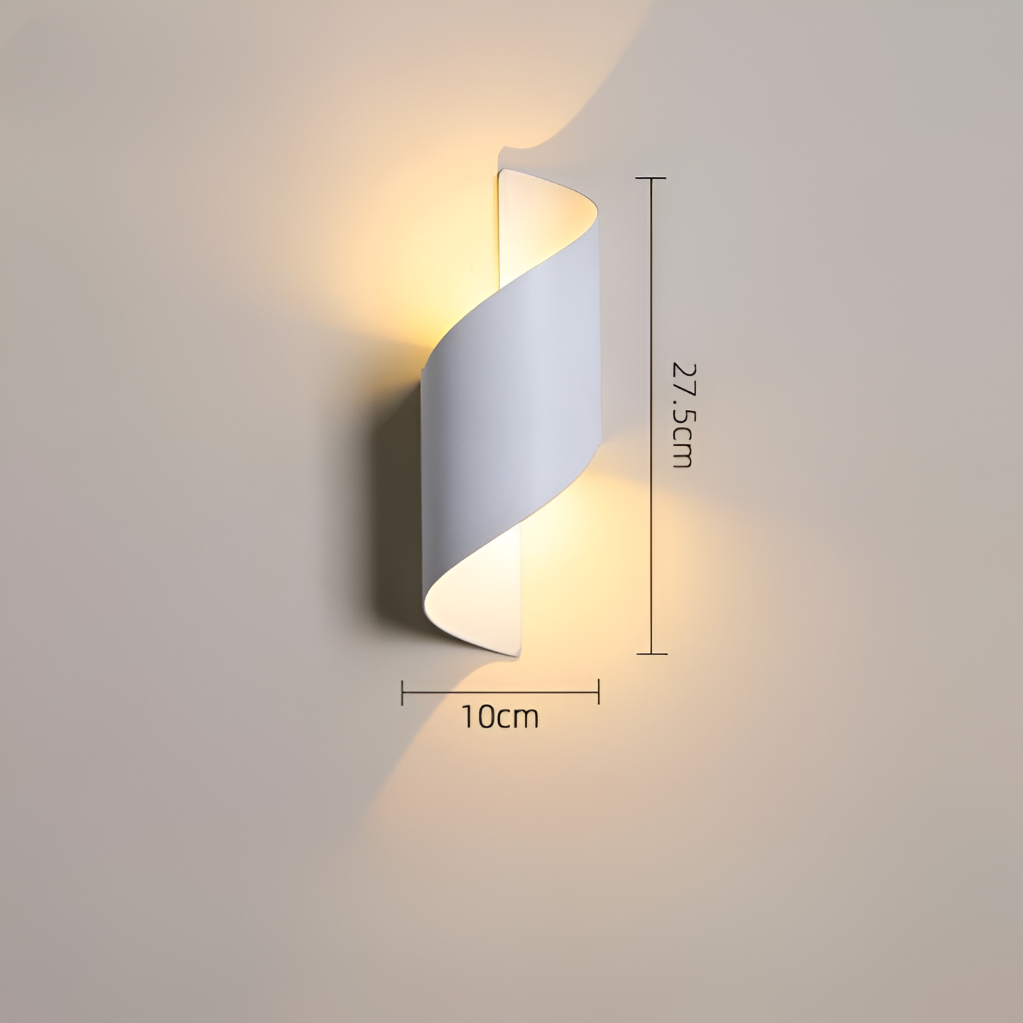 Aluwelle – Nordic Aluminum Wave Wrap Wall Light