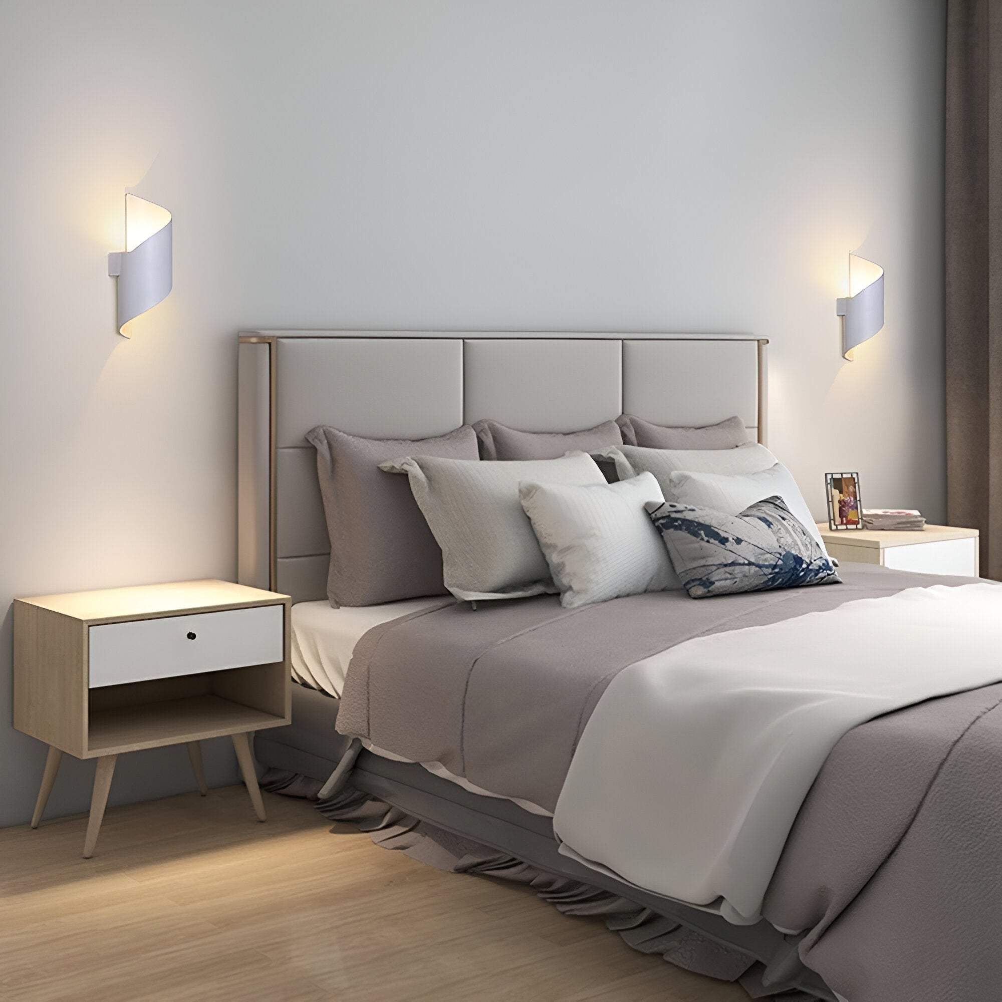 Aluwelle – Nordic Aluminum Wave Wrap Wall Light