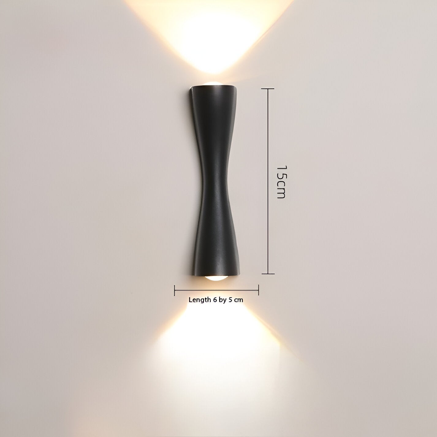 Alumarelle – Nordic Hourglass Aluminum Modern Wall Light