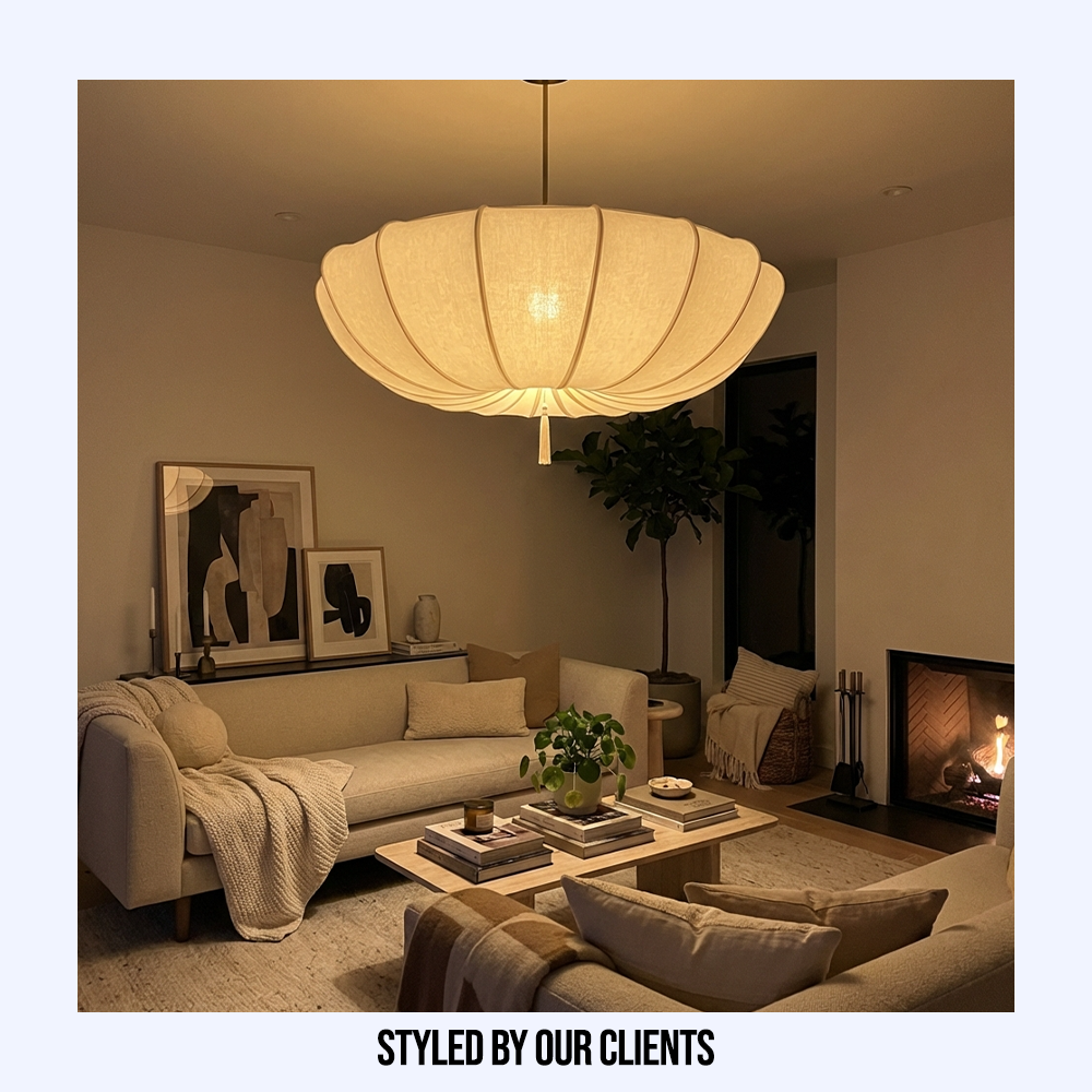 Colvain - Nordic Fabric Wabi Sabi Chandelier