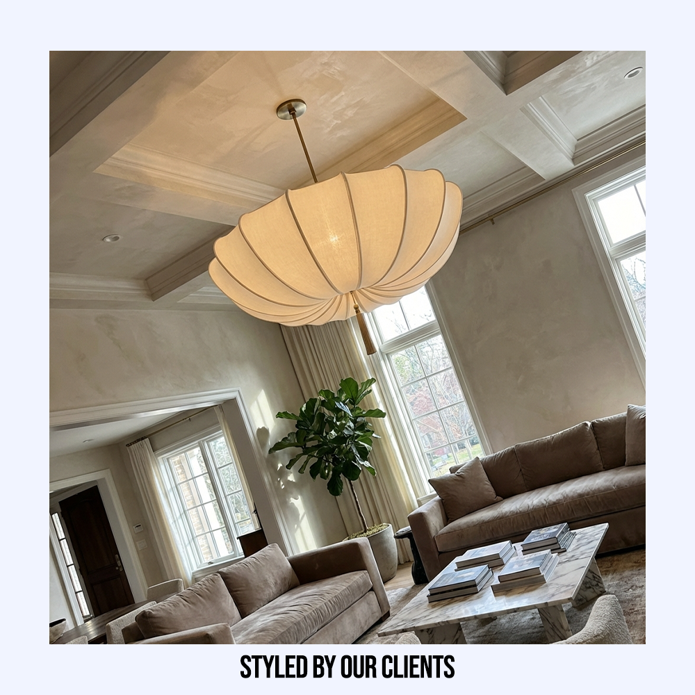Colvain - Nordic Fabric Wabi Sabi Chandelier