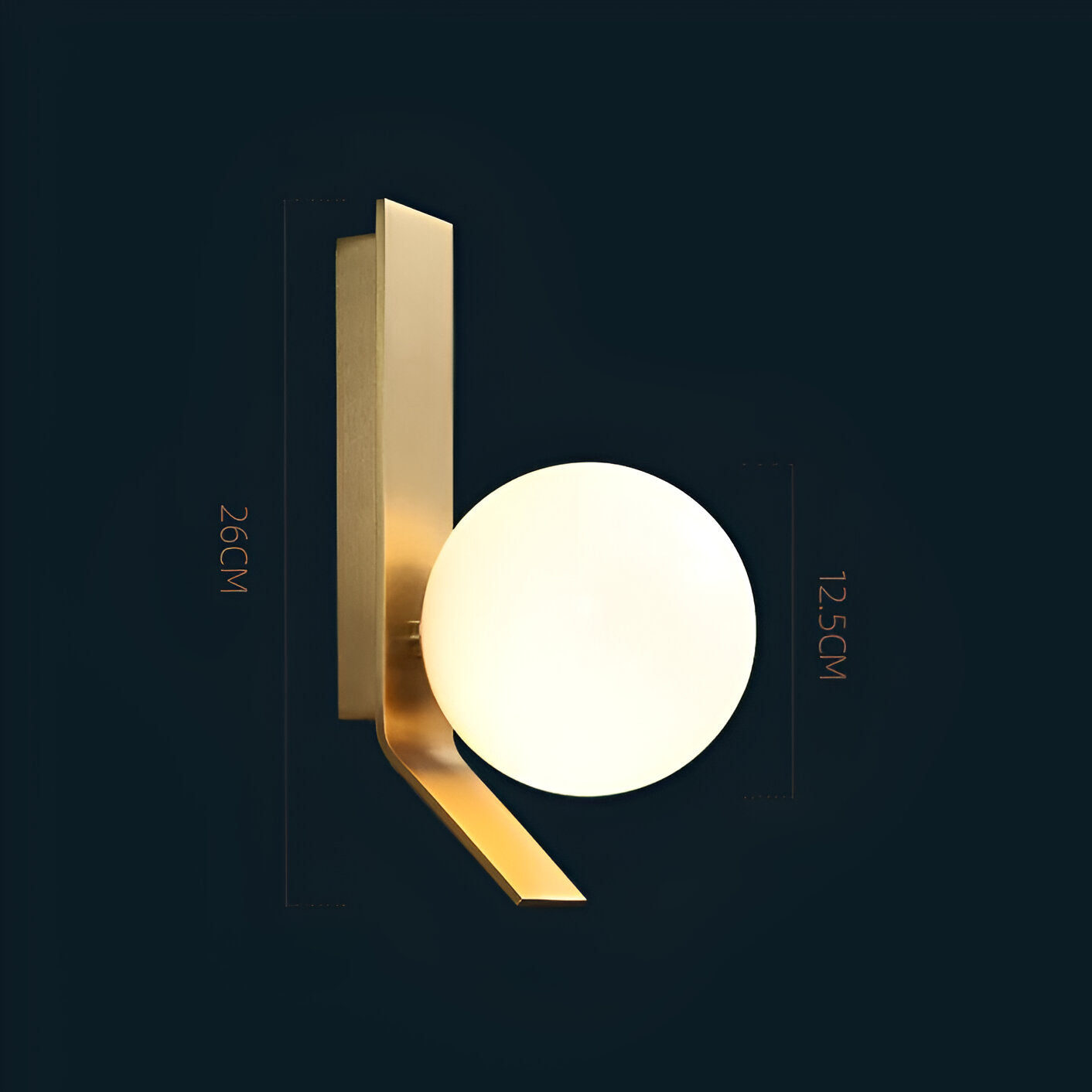 Marivelle - Applique murale en métal de style nordique Marion