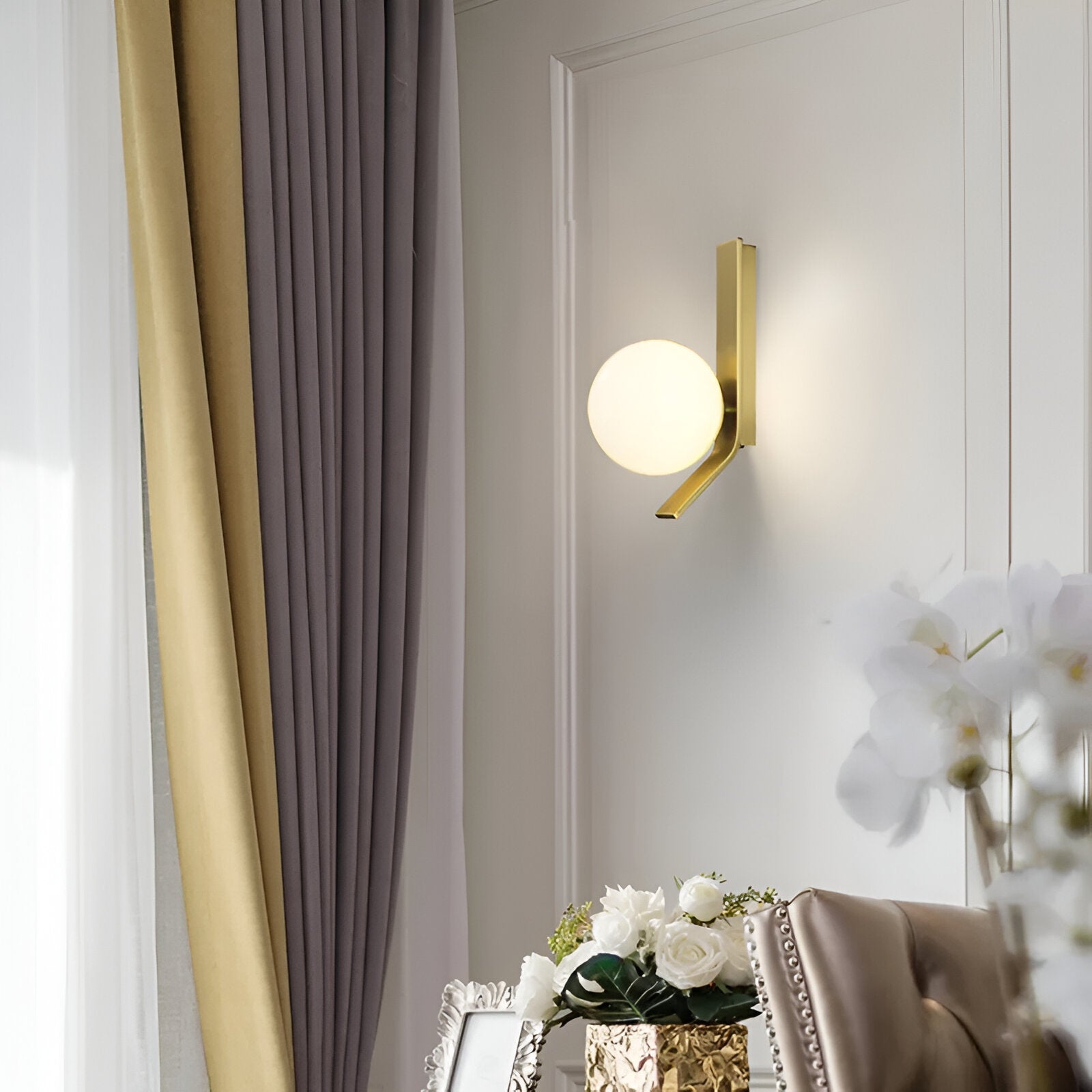 Marivelle - Applique murale en métal de style nordique Marion