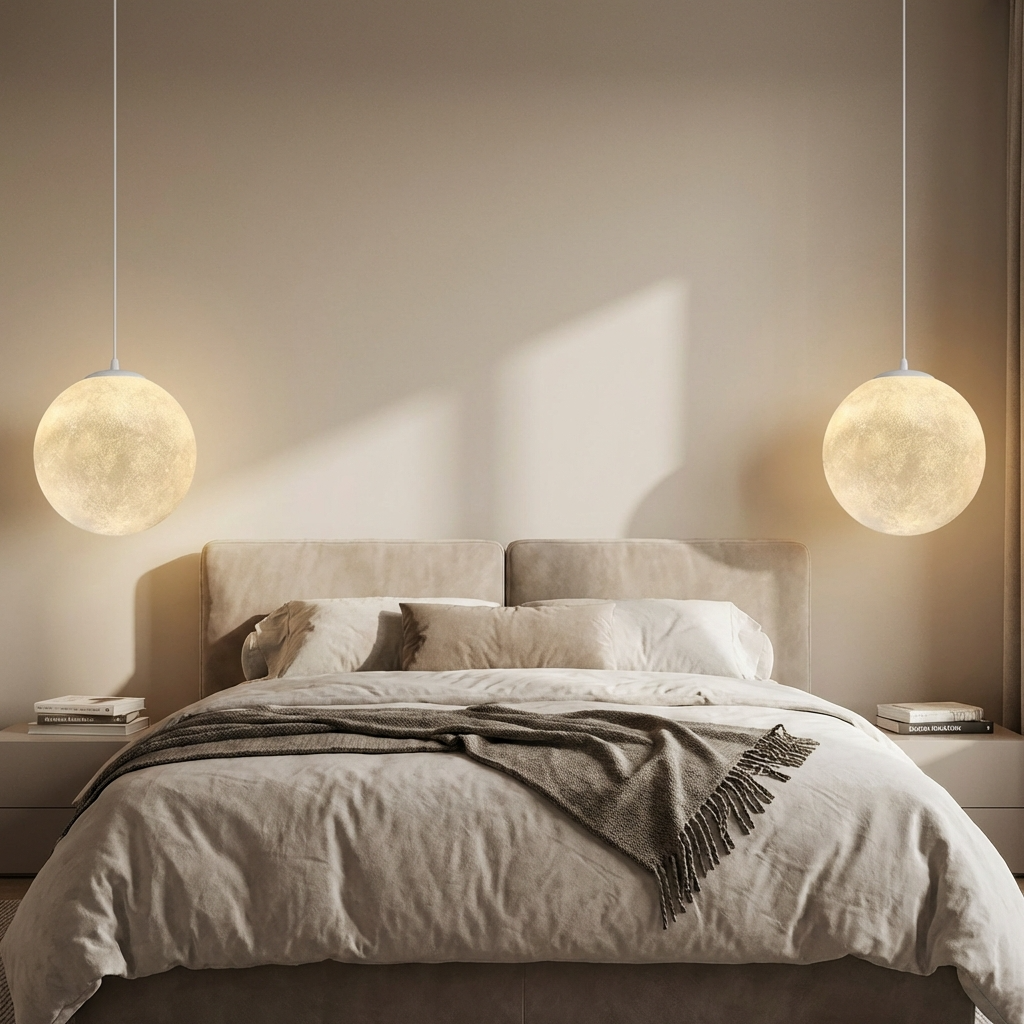 Lunaric - Nordic Moon Pendant Ceiling Light