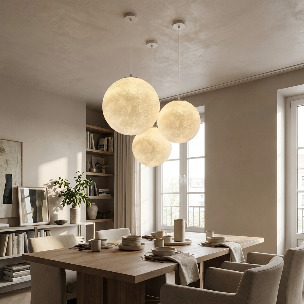 Lunaric - Nordic Moon Pendant Ceiling Light