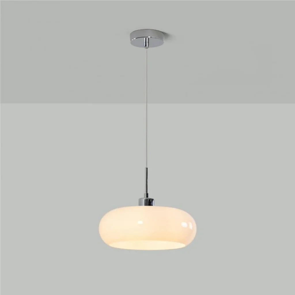 Neuvina – Bauhaus Glass Pendant Light With Hand Blown Shade