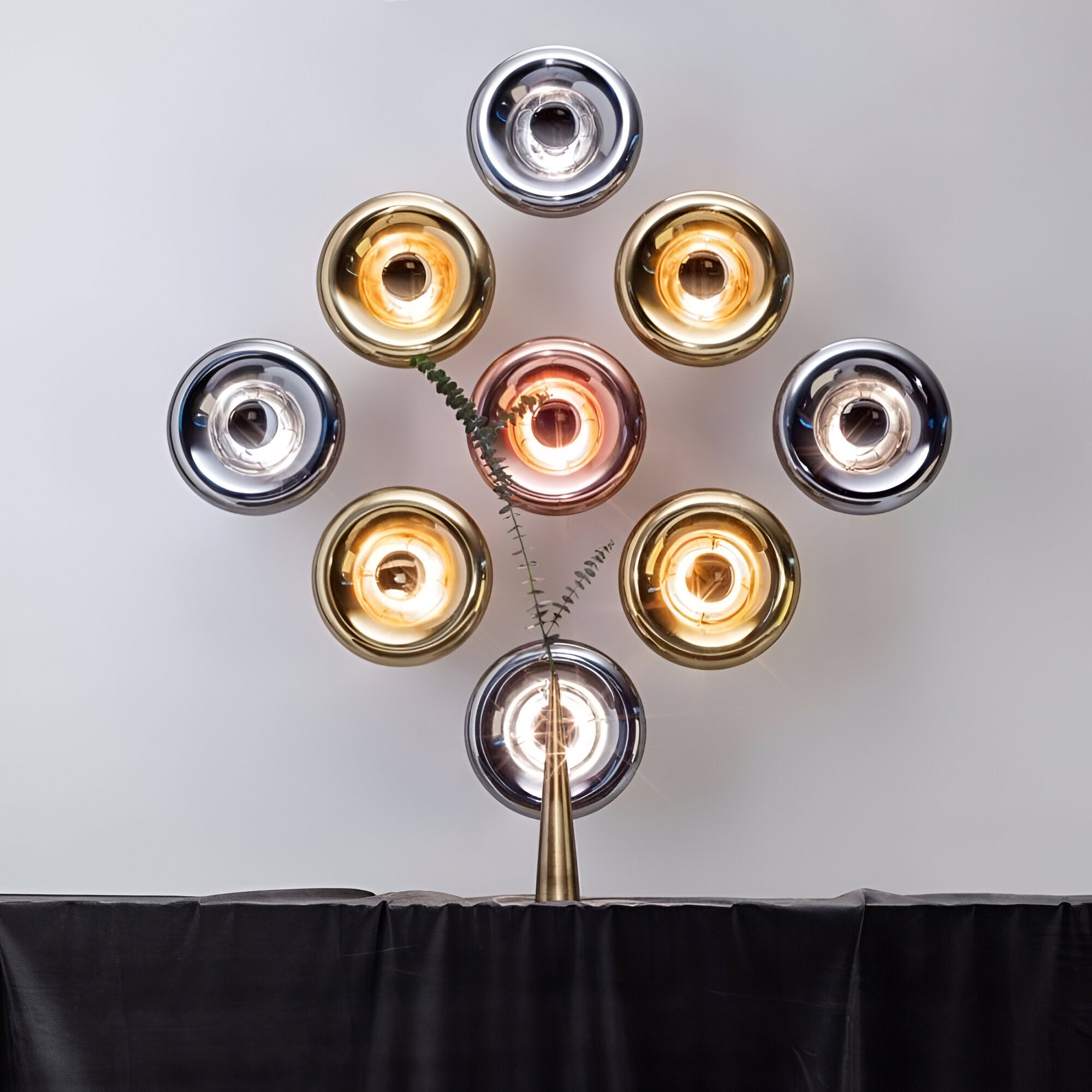 Elinara – Applique murale en métal nordique