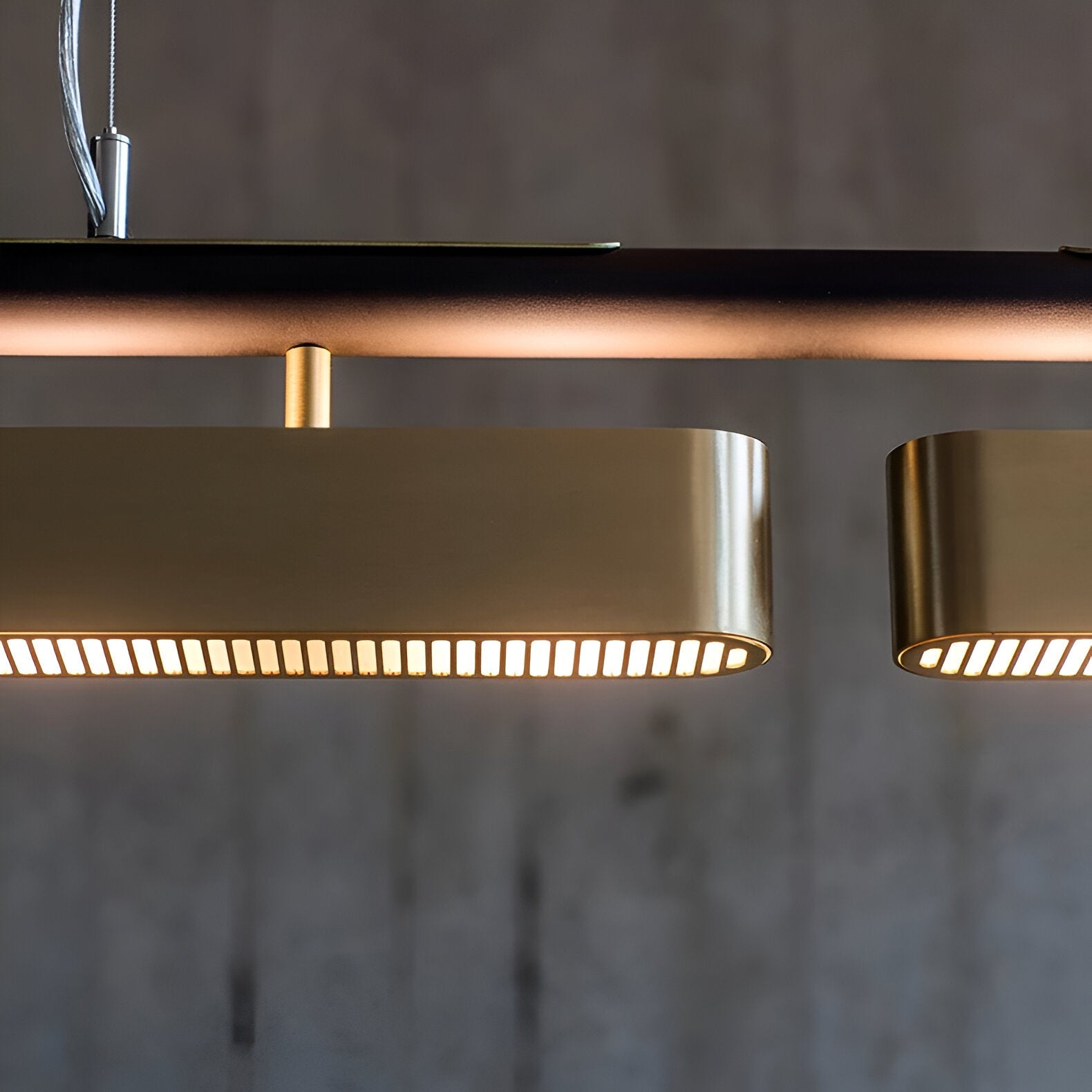 Evarin – Lampada a sospensione nordica in acciaio inox con luce a LED