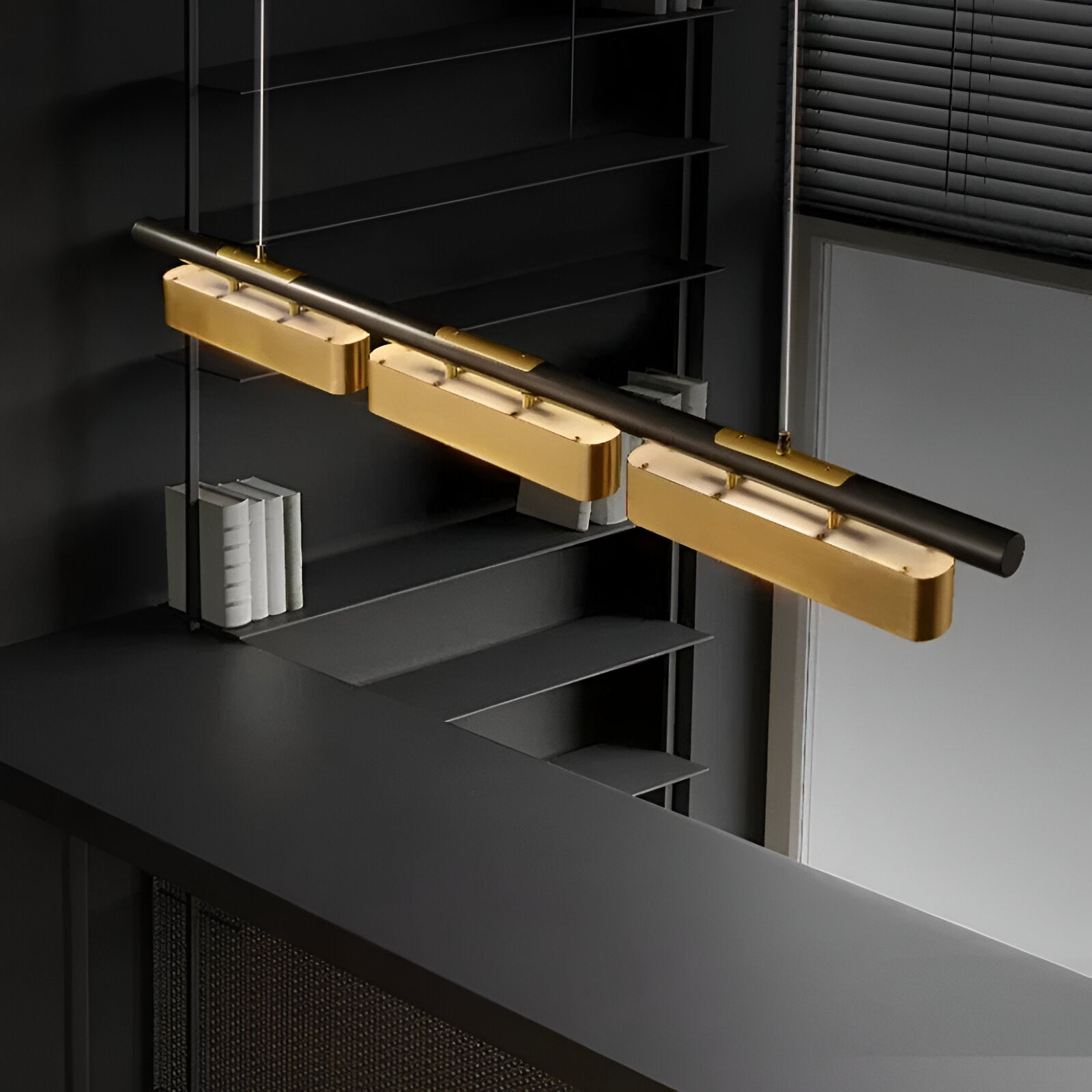 Evarin – Lampada a sospensione nordica in acciaio inox con luce a LED