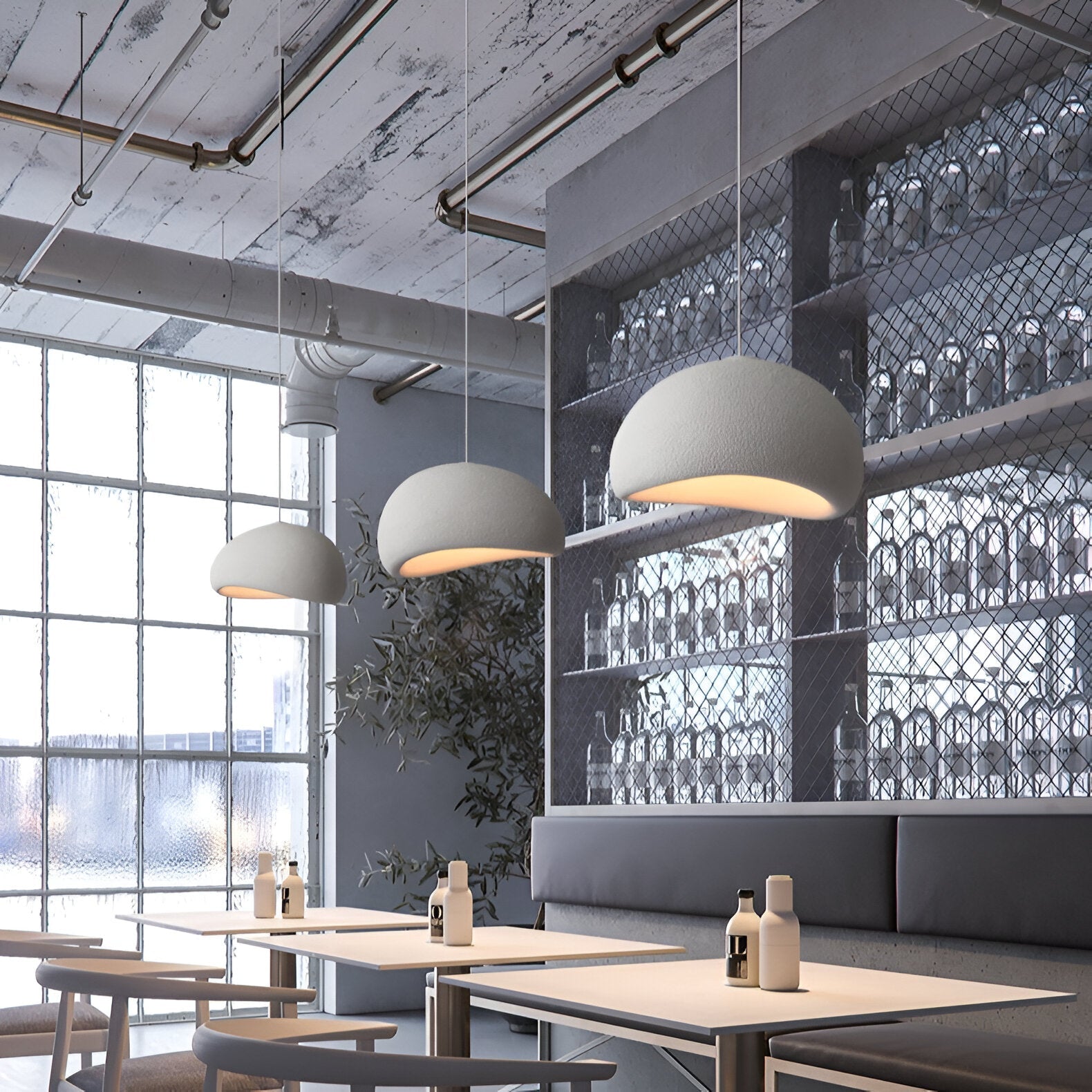 Orizu - Nordic Wabi Sabi Fiberglass Pendant Light