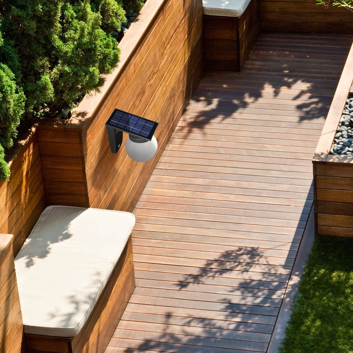 Nuvor - Applique murale solaire extérieure étanche IP65