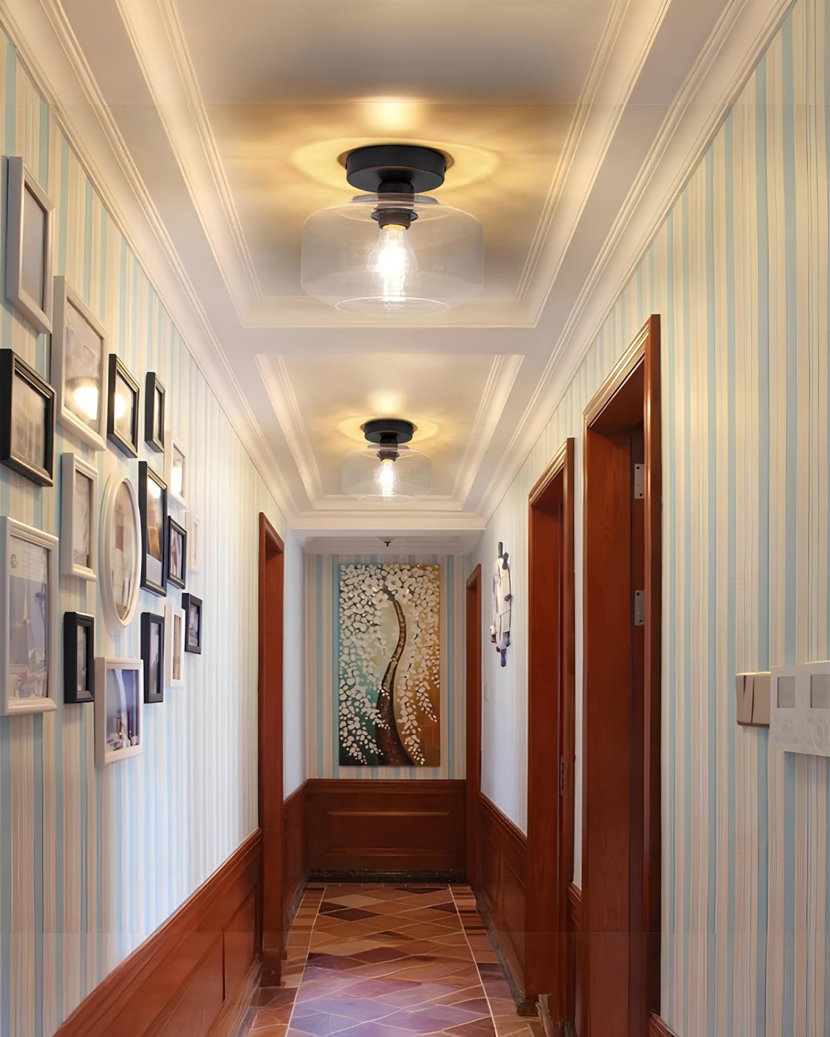 Clarbane – Városi Egyszerű Szobrászati Mennyezeti Lámpa