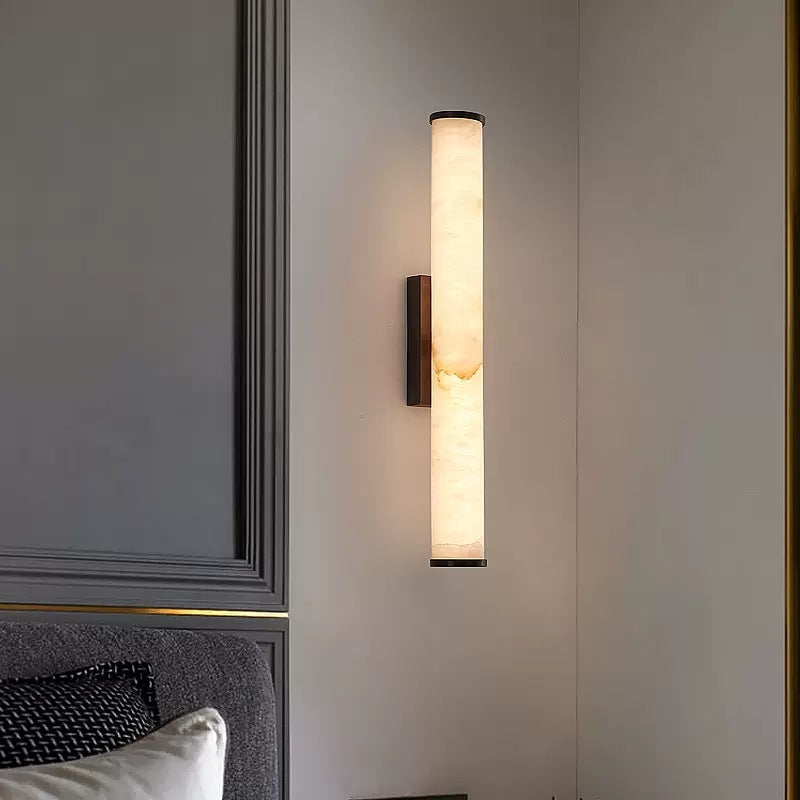 Callistara – Spanish Marble Copper Modern Minimalist Wall Lamp