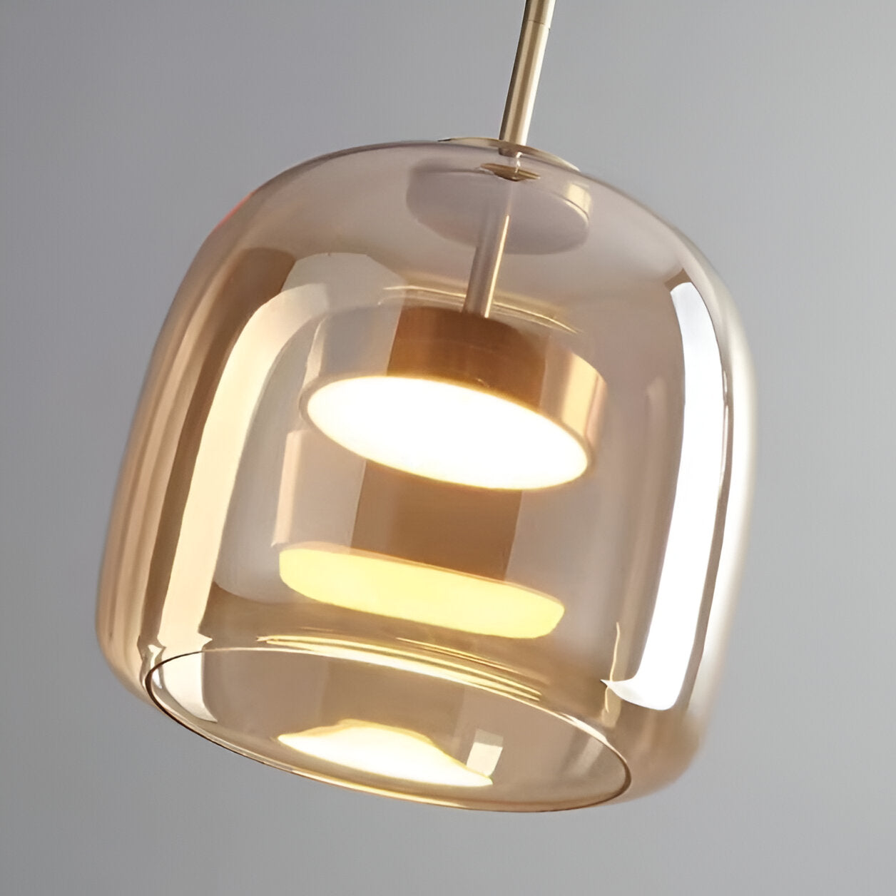Vetrail - Retro Modern Glass LED Pendant Light