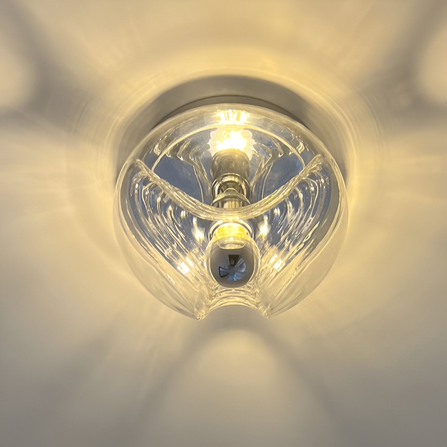 Baurette – Lampada da soffitto a navata medievale francese vintage Bauhaus