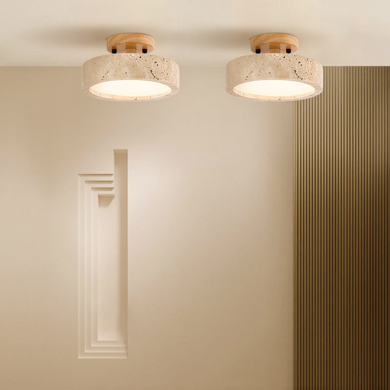 Travara - Travertine LED Ceiling Light