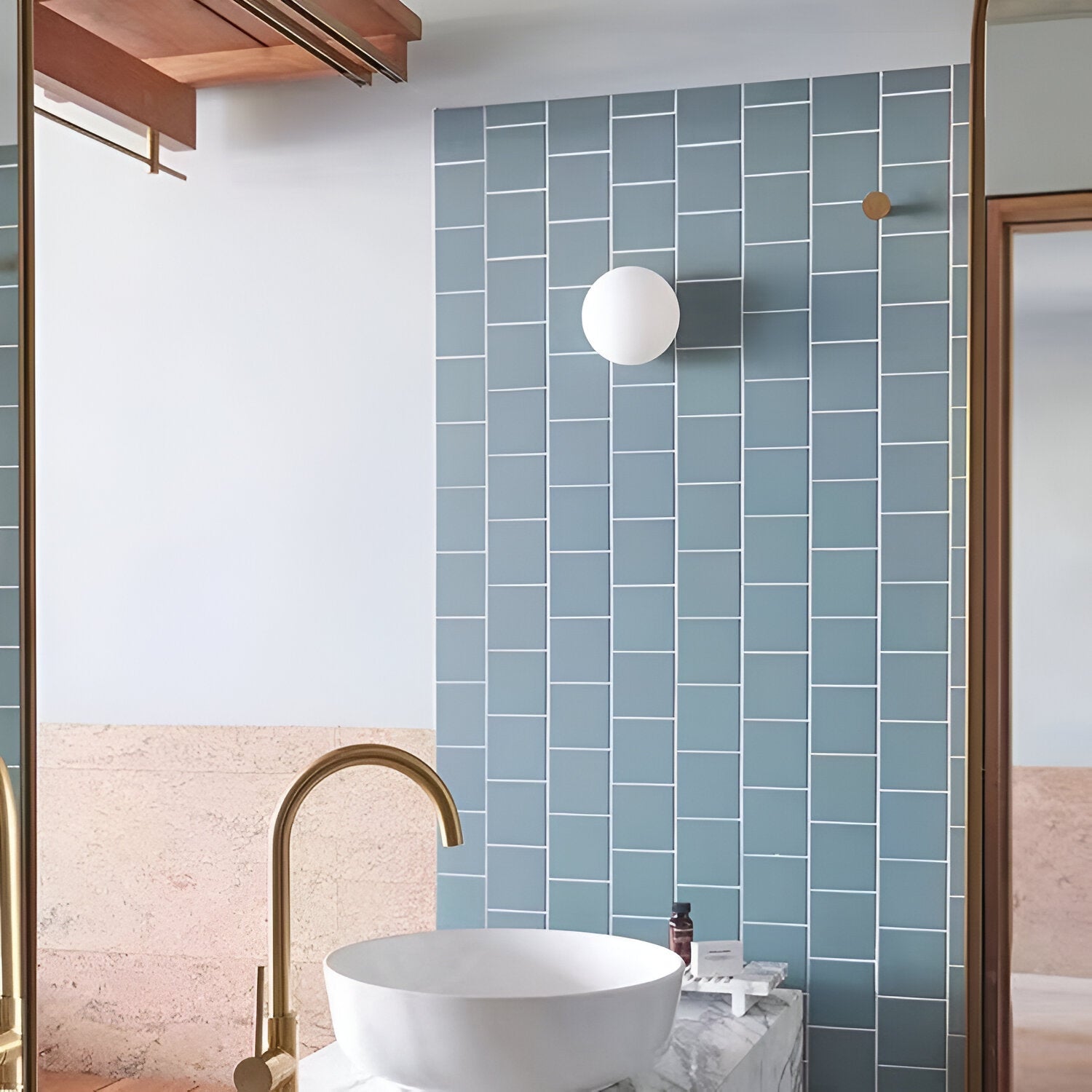 Orivis – Lampada da parete rotonda in vetro minimalista