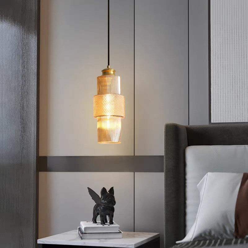 Thalvyn – Modern Réz Üveg Egyszerű Függeszték Lámpa