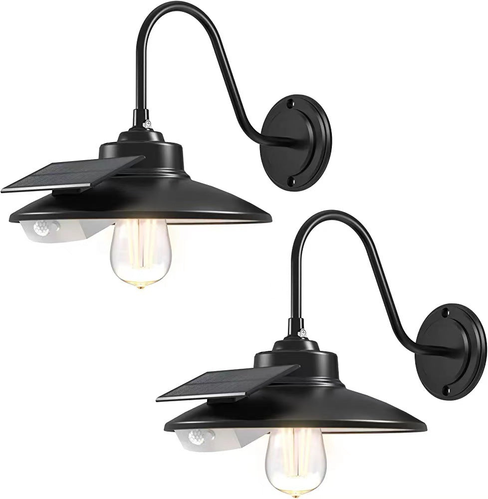 Dravik - Applique murale solaire extérieure rétro étanche IP65