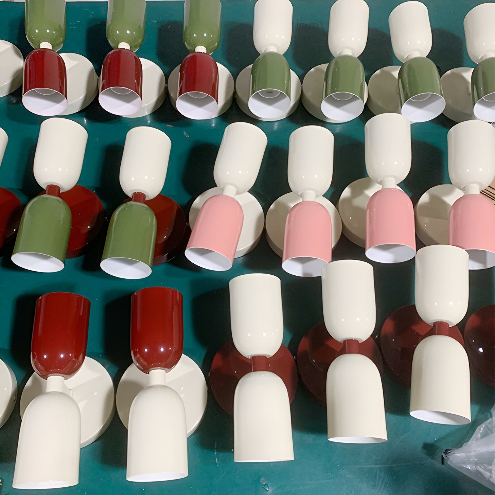 Dorellin - Északi Színes Kétfejű Vas Fali Lámpa